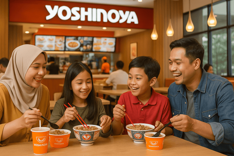 吉野家（YOSHINOYA）の基本情報とインドネシア史
