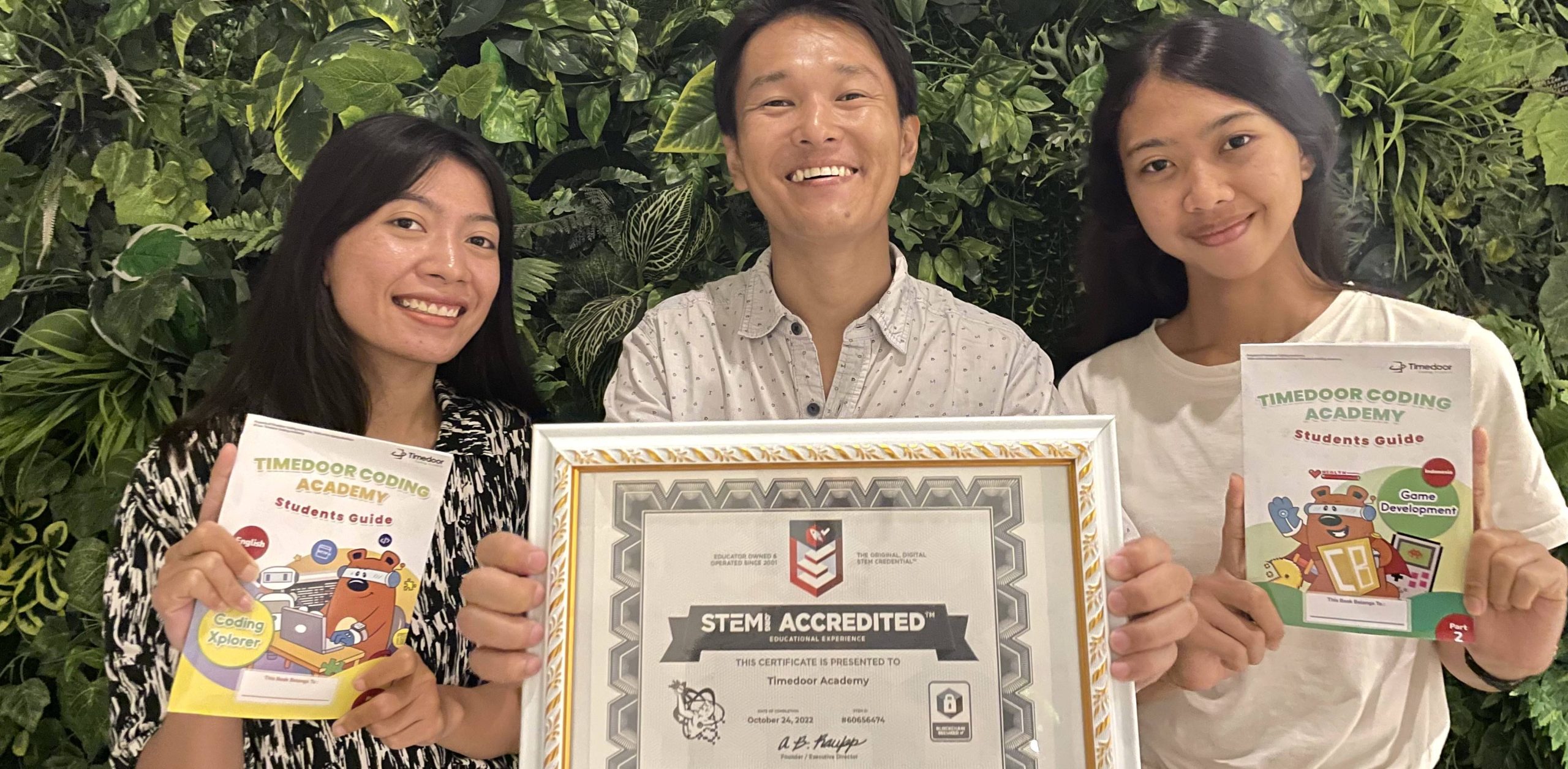 Timedoor is certified and accredited by STEM.org