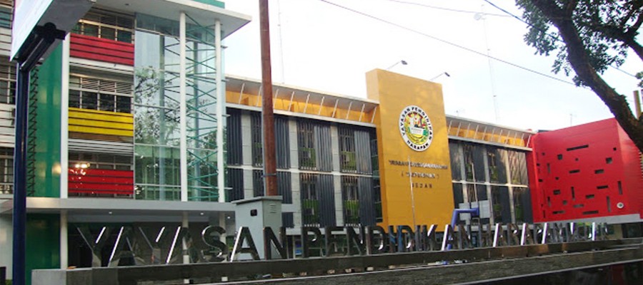 Salah satu sekolah swasta di kota Medan