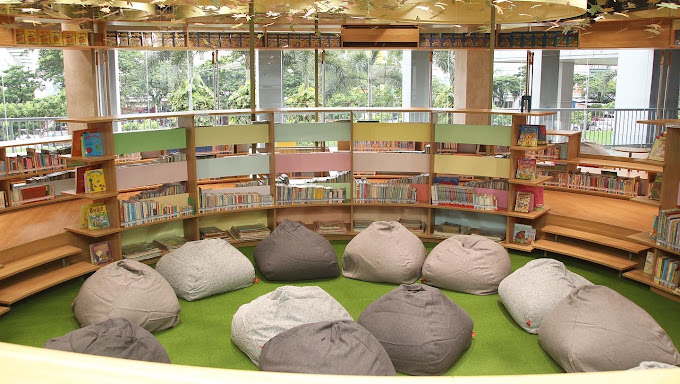 Singapore School Pantai Indah Kapuk Library/Perpustakaan, Sekolah Swasta di PIK (Pantai Indah Kapuk) | Biaya sekolah Singapore School Pantai Indah Kapuk (PIK) | School Fee Singapore School Pantai Indah Kapuk (PIK)