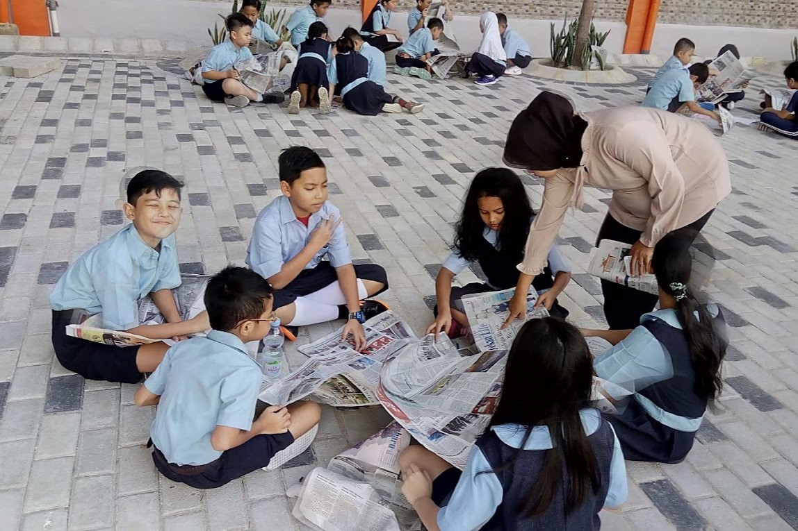 Lapangan, aula, kumpul di Indonesian Creative School | Sekolah Swasta dan Internasional di Pekanbaru | Biaya sekolah, School fee Indonesian Creative School