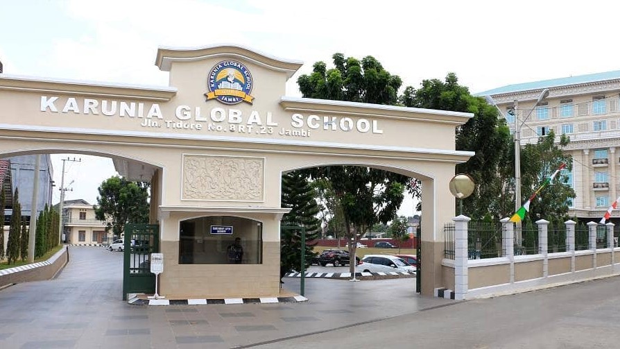Gedung Sekolahan Karunia Global School Jambi | Daftar dan Biaya Sekolah Swasta dan Sekolah Internasional di Jambi