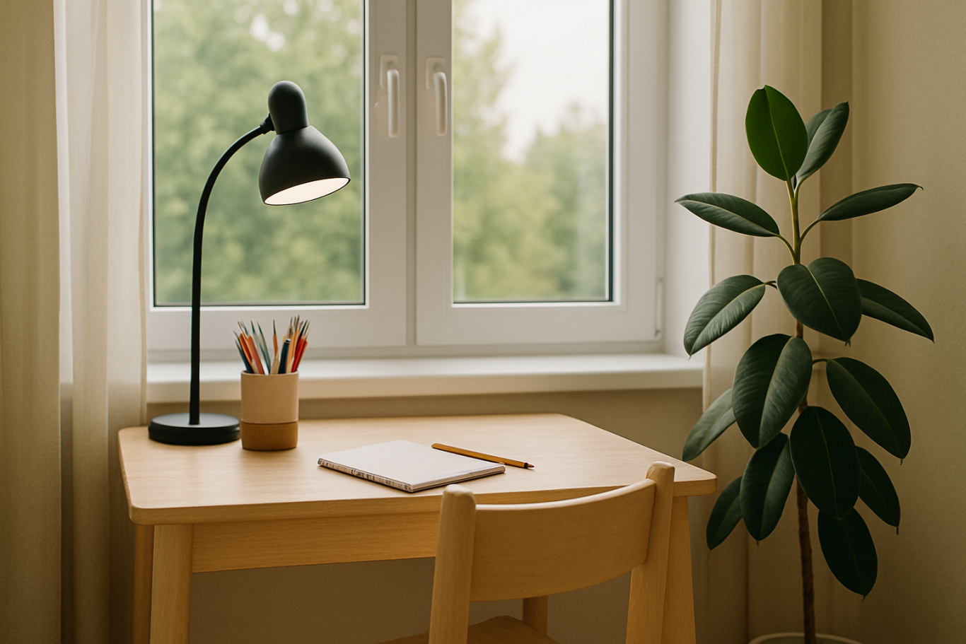 home learning space for kids