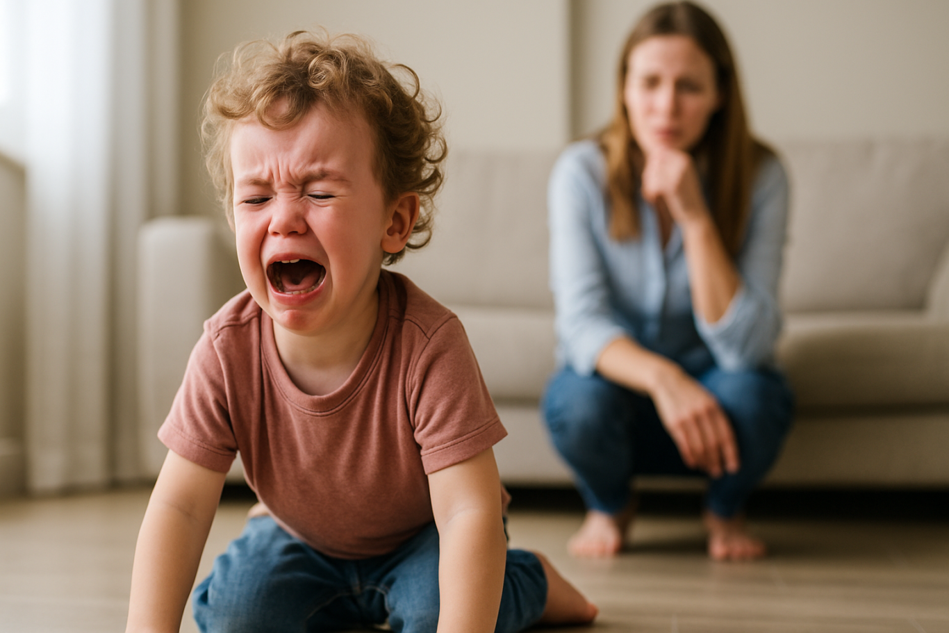 cara menghadapi anak tantrum