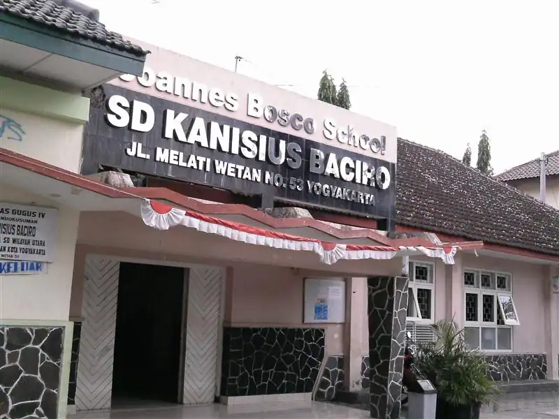 Sekolah Swasta dan Internasional di Yogyakarta

SD KANISIUS BACIRO