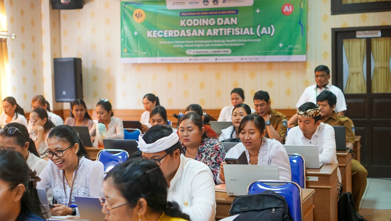 Pelatihan Koding dan Kecerdasan Artifisial (AI) di Kabupaten Badung
