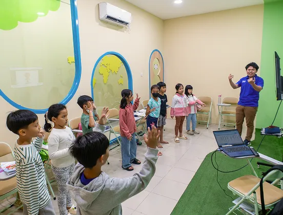 les bahasa inggris anak