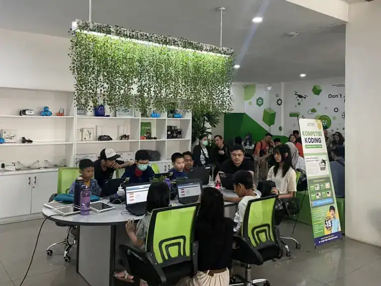 les coding anak di bandung