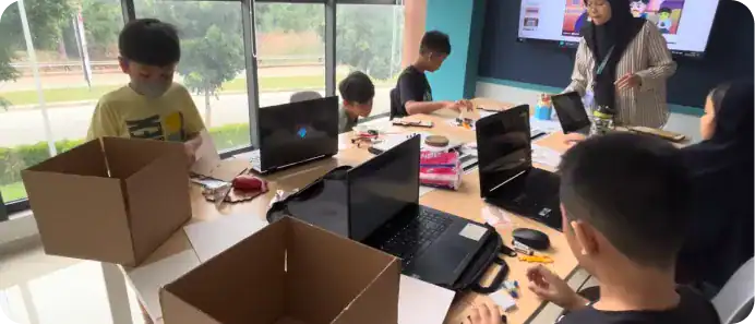 les coding anak di palembang