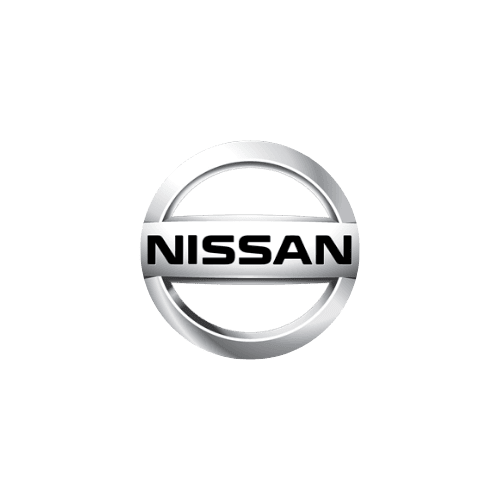 Nissan logo on a green background, representing trusted auto repair and transmission services.