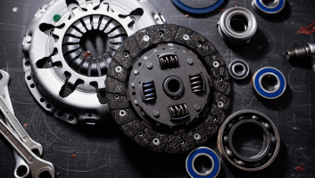 Clutch and transmission components for auto repair at Uncle D’s Transmissions & Auto Repair.