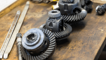 Transmission gear parts, auto repair, transmission service, mechanical repair, automotive maintenanc.