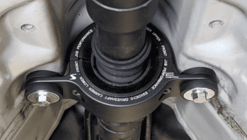 Suspension part in engine bay for vehicle repair at Uncle D’s Transmissions & Auto Repair.