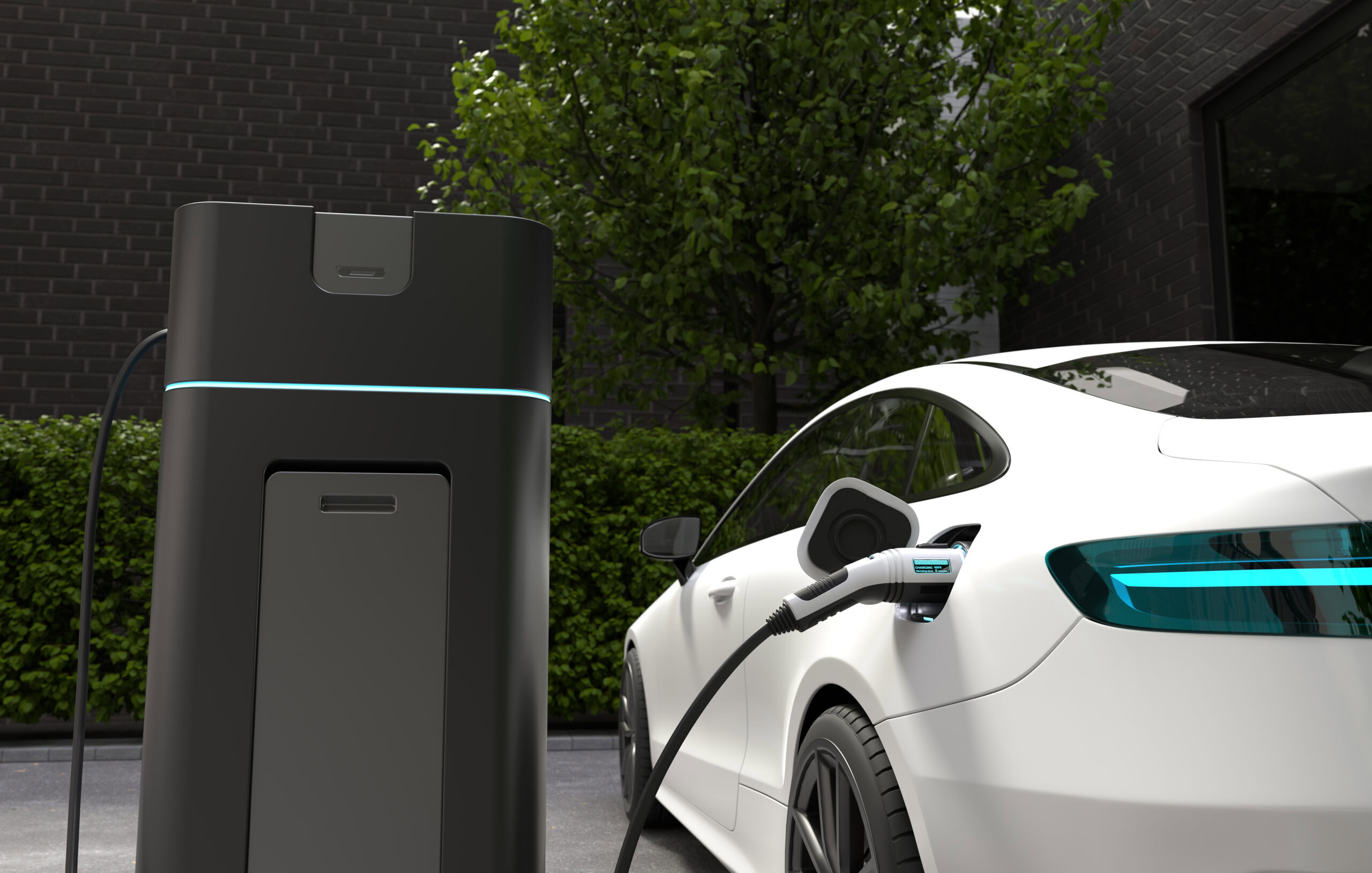 EV charging station for electric cars at United Euro.