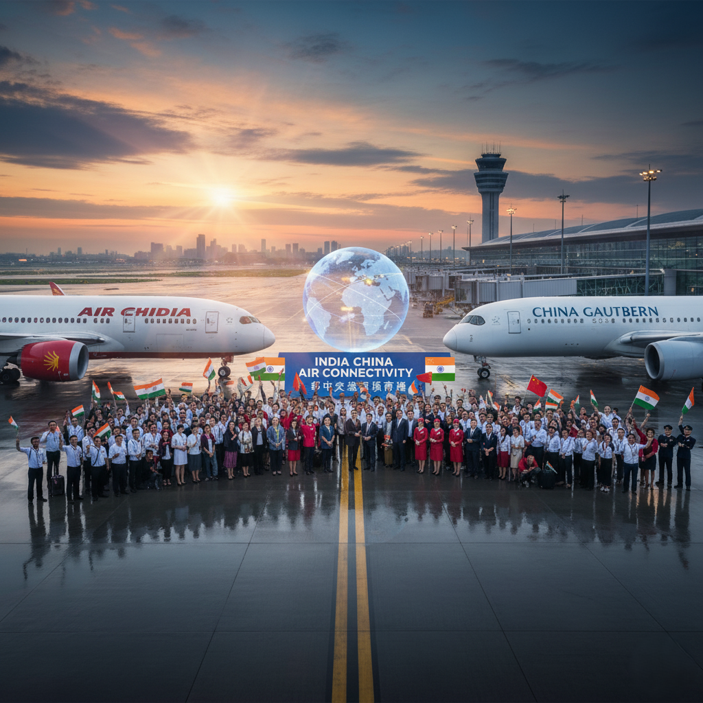 people standing with flag at airport