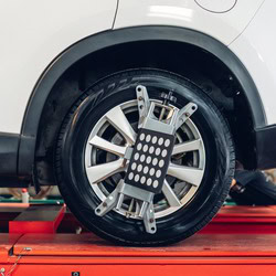 Professional tire rotation and wheel alignment service at Value Tires & Service.