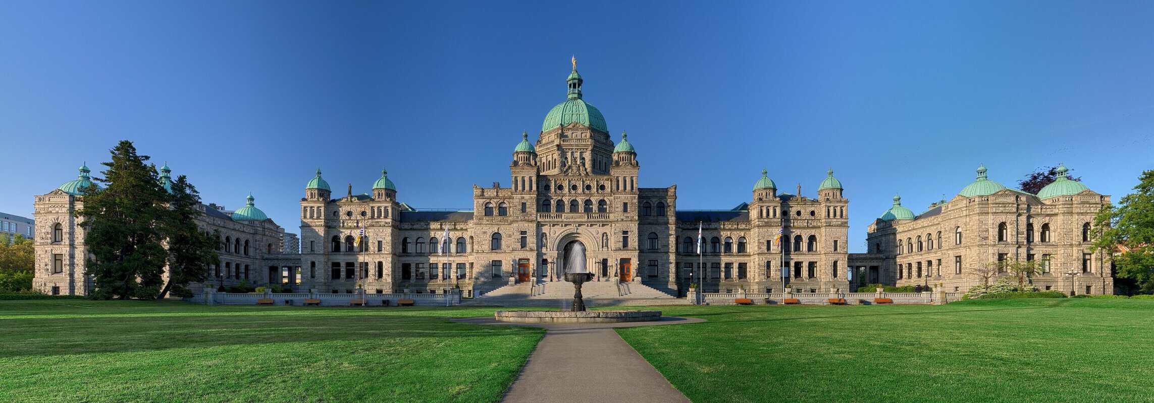 Victoria BC Inner Harbour Parliament Buildings