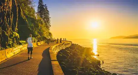 English Bay Vancouver beach sunset — sightseeing tour