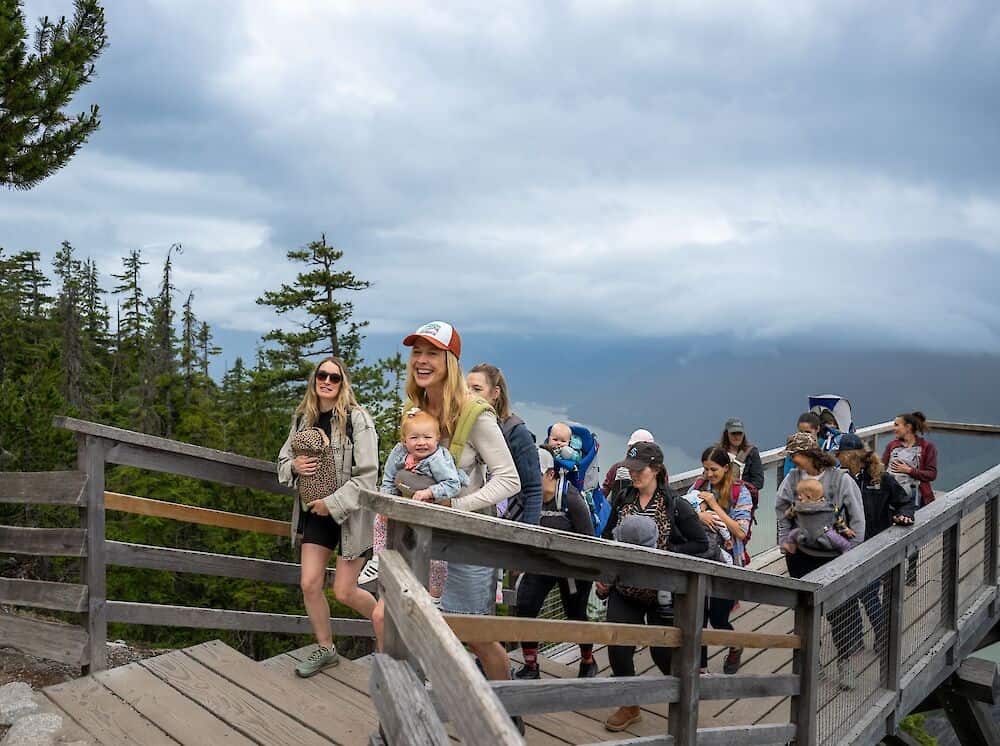 Scenic nature stop on the pre cruise tour Vancouver