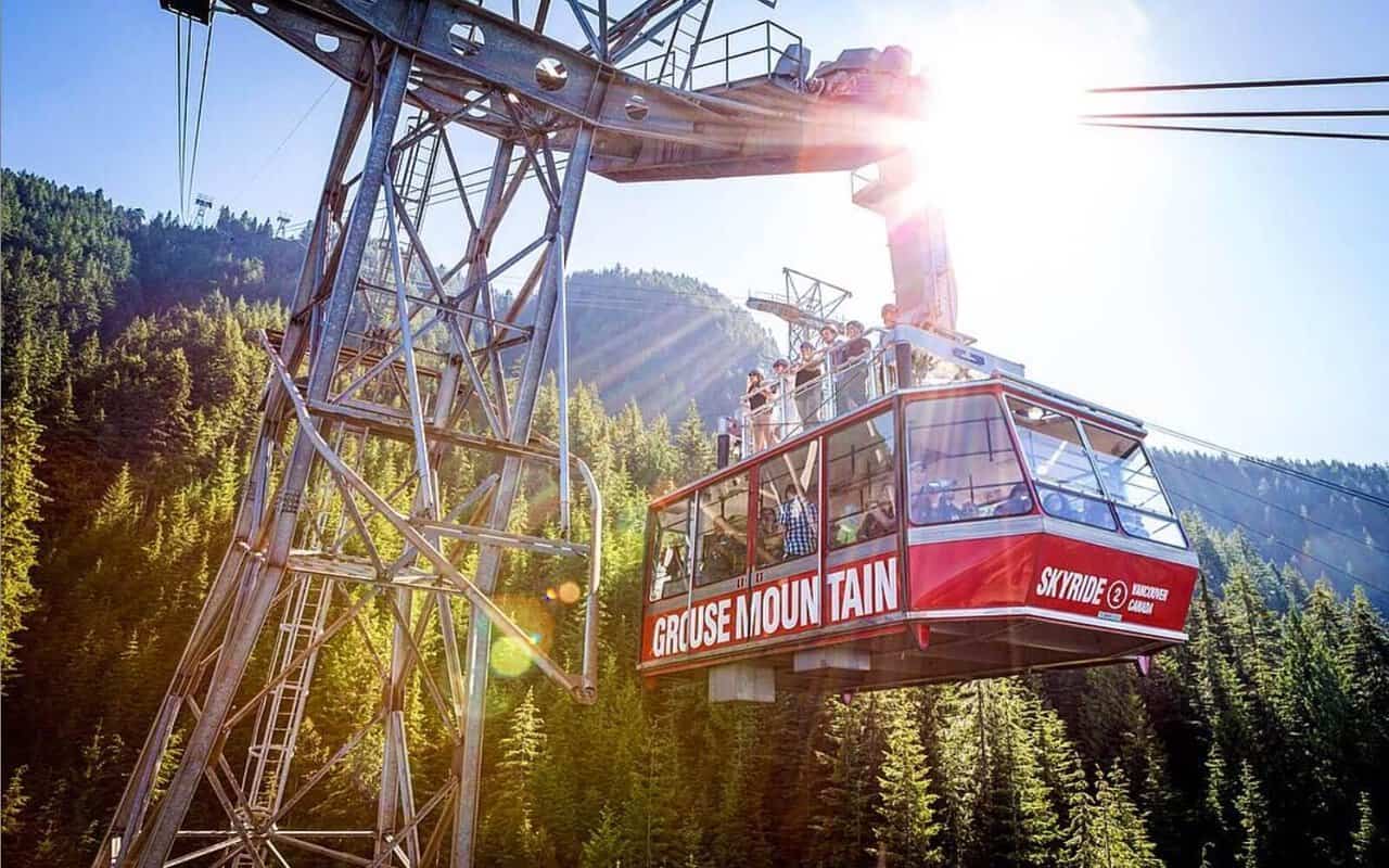 Grouse Mountain panoramic view private Vancouver tour