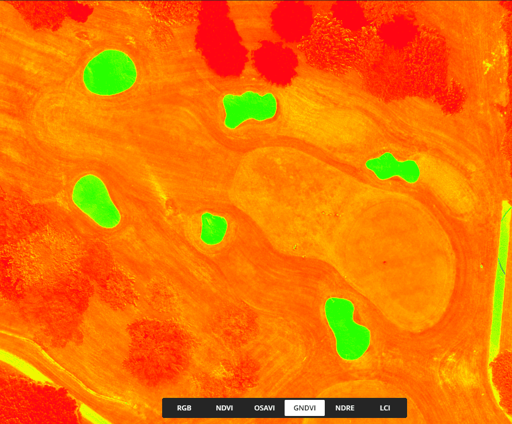Drone Multispectral on Golf Courses