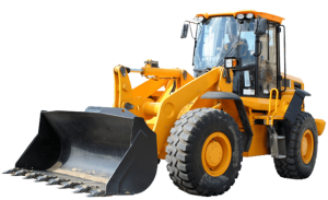 Heavy-duty loader at Wilsons House of Automotive & Truck Repair.