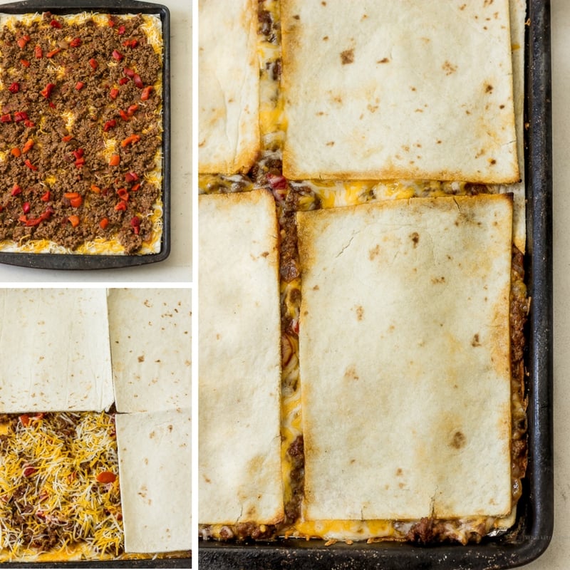 Quesadillas in the oven (Sheet Pan Quesadilla recipe)