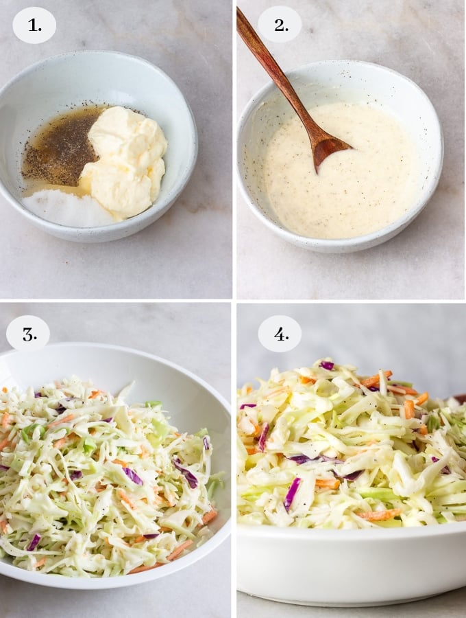 Southern Coleslaw recipe step by step 
