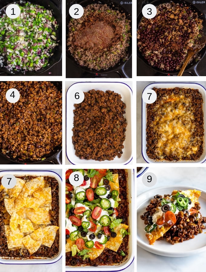 Step by step pics of taco casserole recipe 