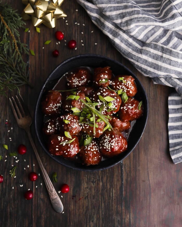 Cranberry and Sweet Chili Meatballs