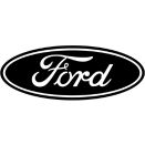 Ford logo displayed at Whistler’s Auto Repair & Tires shop.
