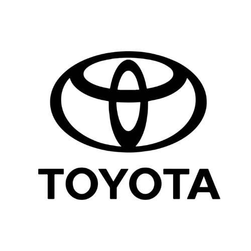 Toyota logo on car wheel with Winston Wheels & Tires branding.