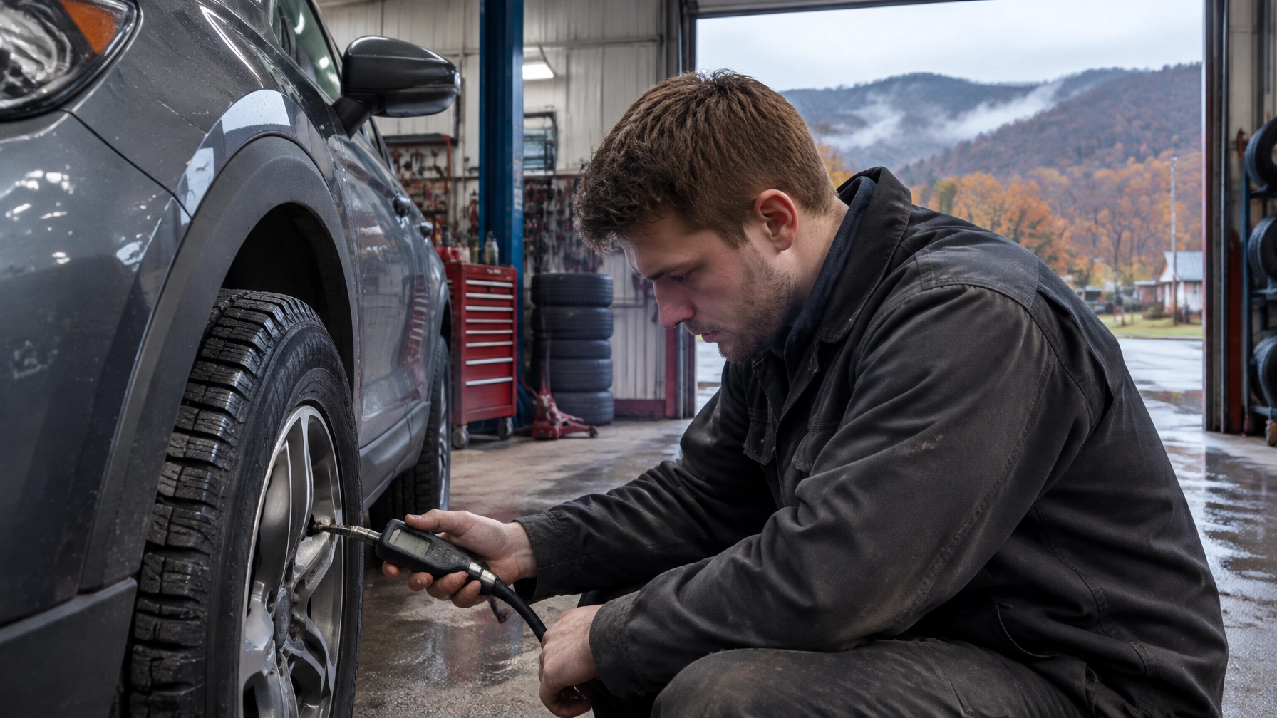 Cold Weather Tire Pressure: Why Your TPMS Light Comes On Every October