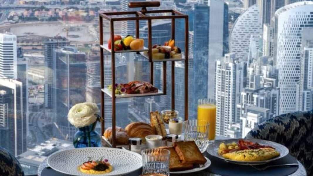 Breakfast at At.mosphere, Burj Khalifa