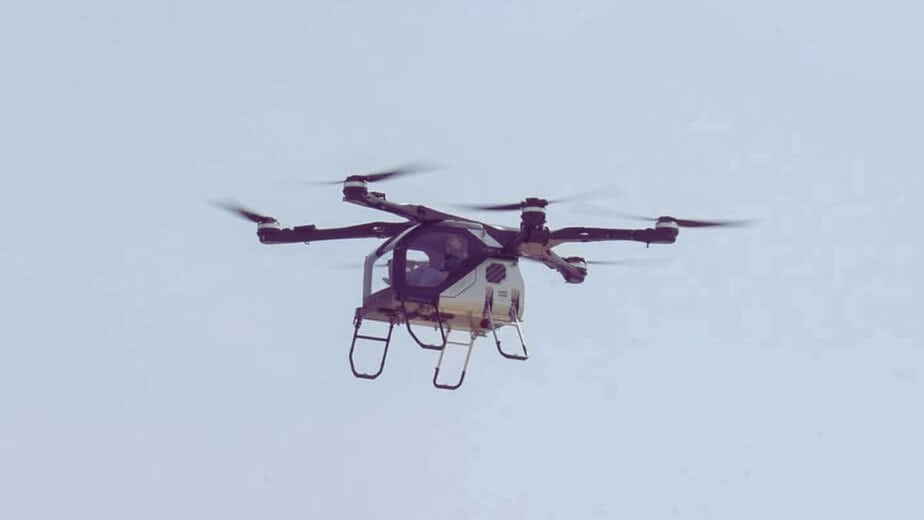 Electric Flying Car Test Flight in Ras Al Khaimah