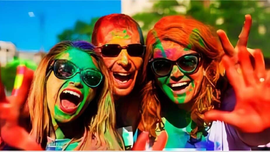 Color Splash 3.0 Brings Holi to RAK’s White Beach