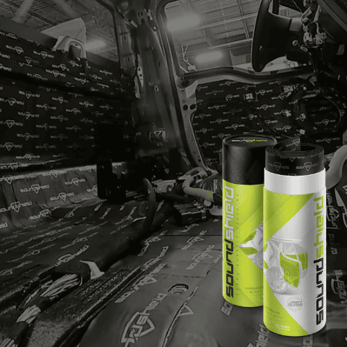 Sound deadening insulation for vehicle interior by Wright ReStyling.