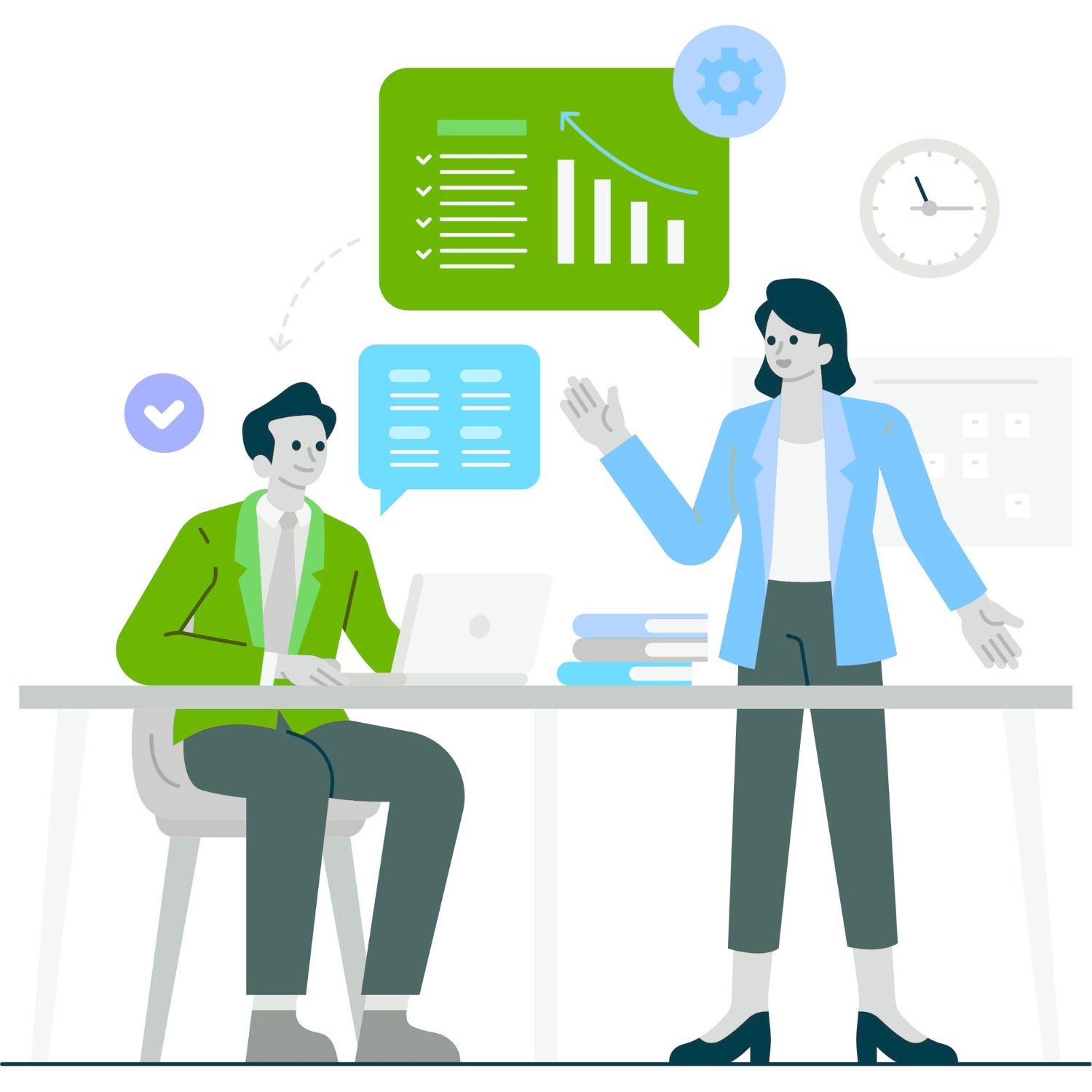 virtual-event-image Image of a manager and employee having a discussion