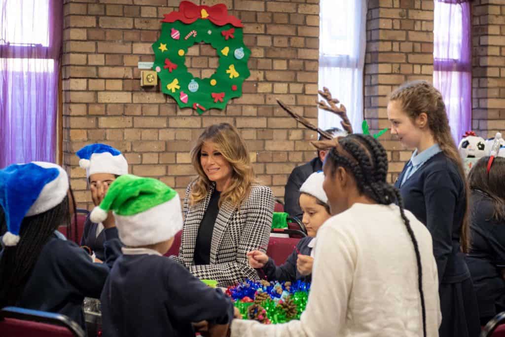 Clapton SA Melania Trump visit Andrew King Photo 191204 113011b