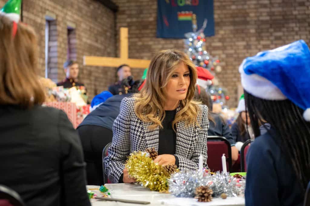 Clapton SA Melania Trump visit Andrew King Photo 191204 113132a