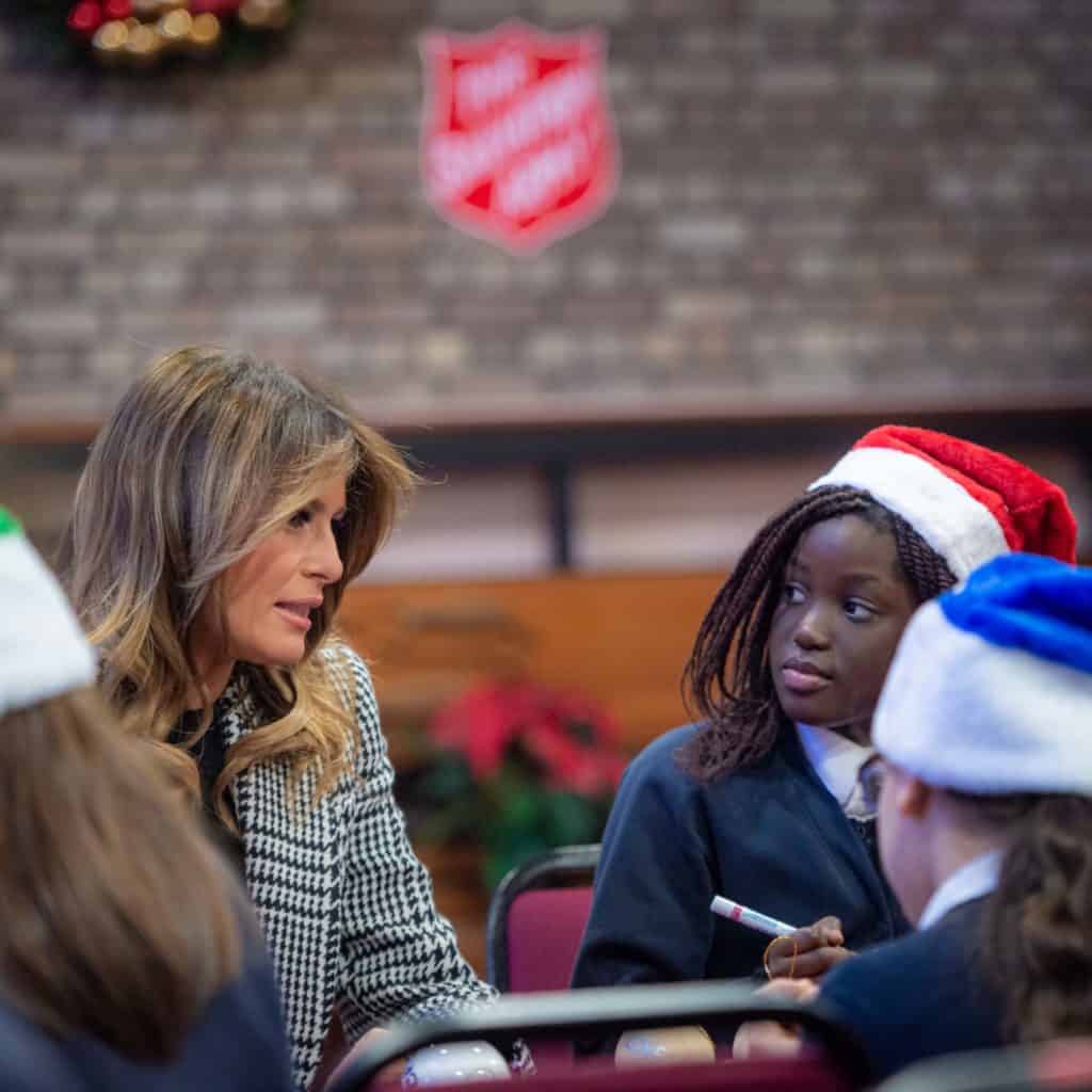 Clapton SA Melania Trump visit Andrew King Photo 191204 114001b