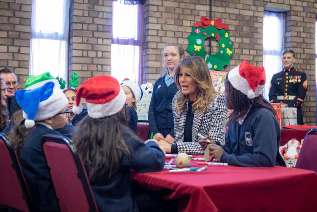 Clapton SA Melania Trump visit Andrew King Photo 191204 114112b