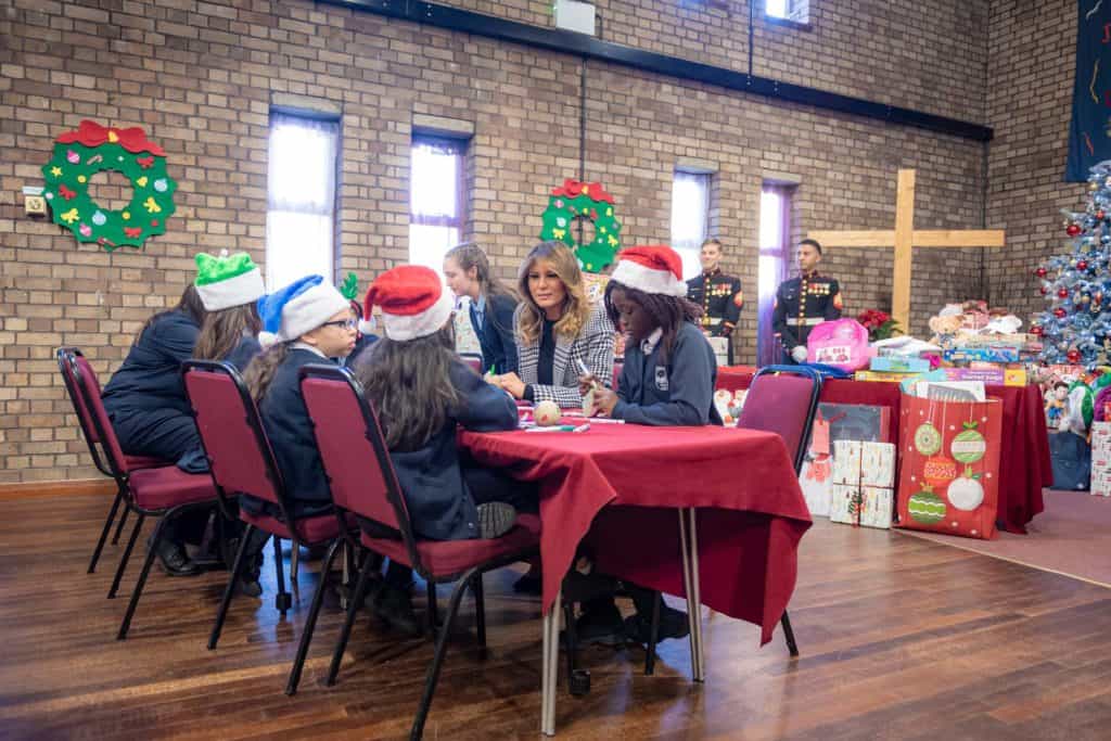 Clapton SA Melania Trump visit Andrew King Photo 191204 114118 (2)b