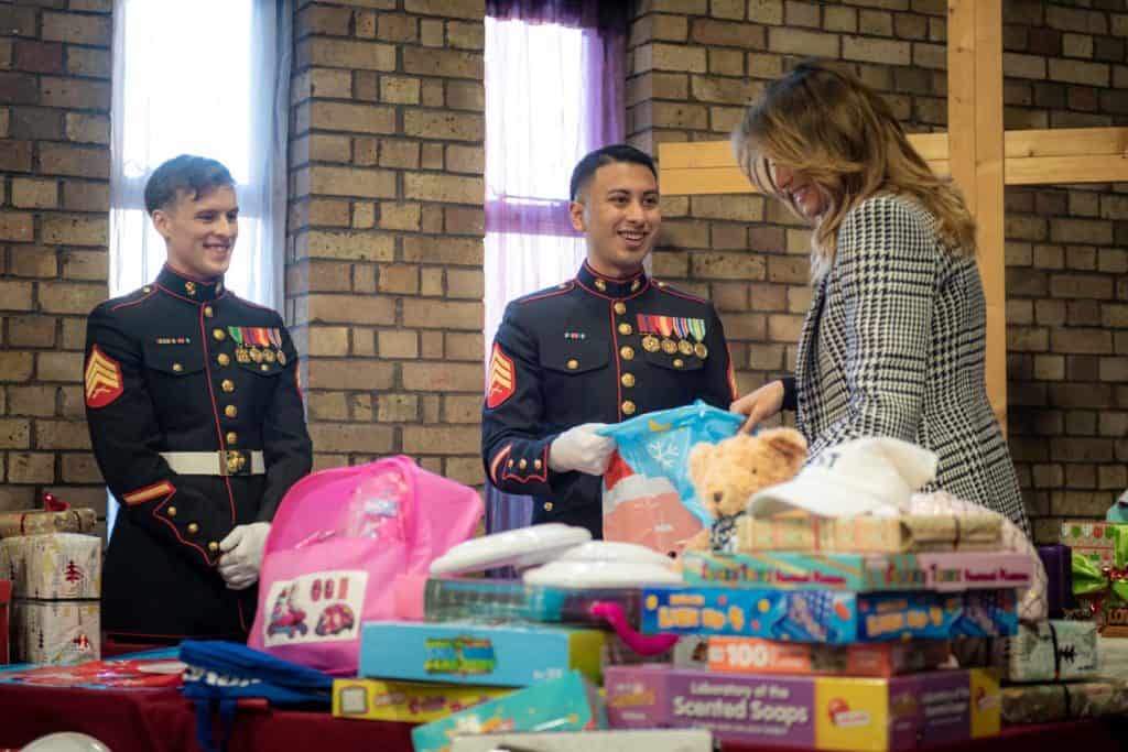 Clapton SA Melania Trump visit Andrew King Photo 191204 115133 (3)b