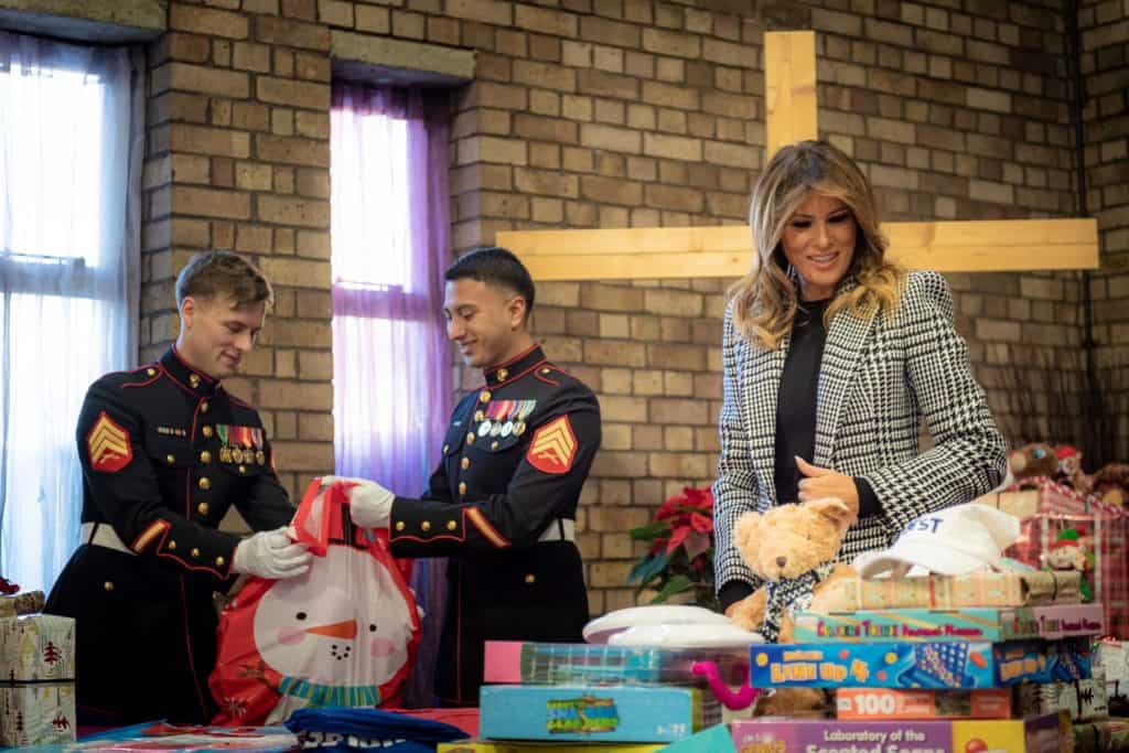 Clapton SA Melania Trump visit Andrew King Photo 191204 115209b