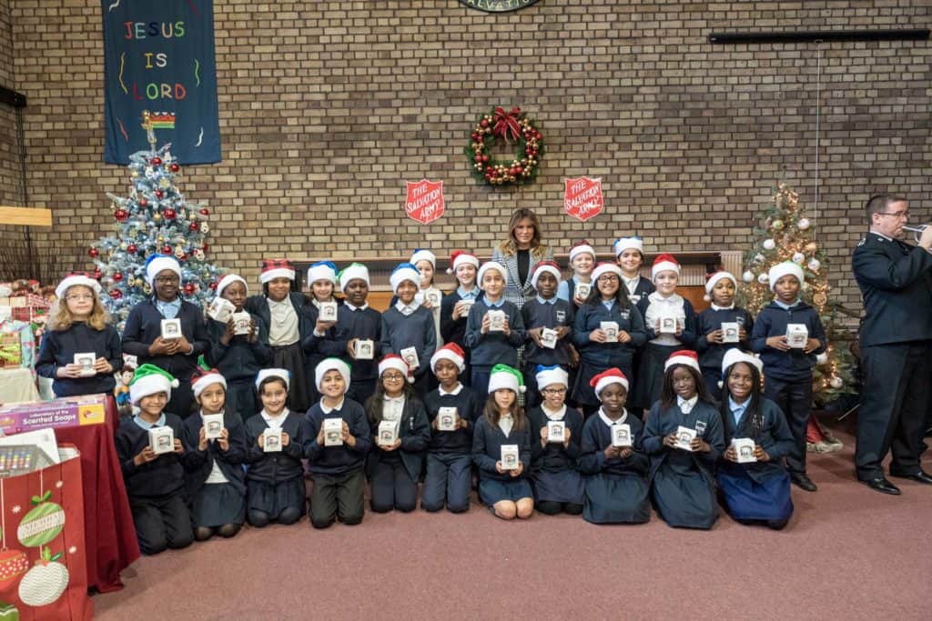 Clapton SA Melania Trump visit Andrew King Photo 191204 120550b