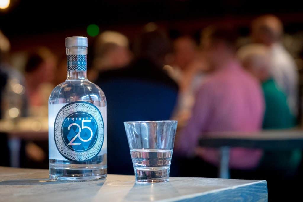 Trinity 25 Spirit of Bermondsey launch event Hide bar London product photographer