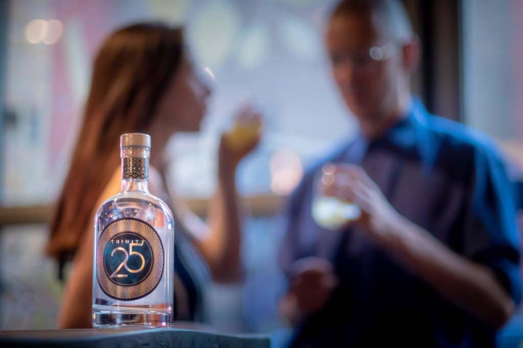 Trinity 25 Spirit of Bermondsey launch event Hide bar London product photographer