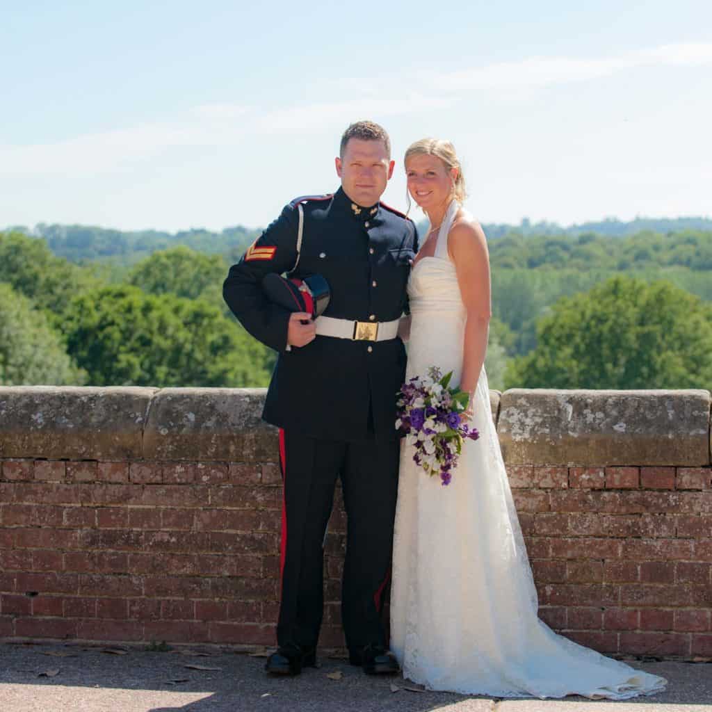 Brad and Fiona Ardingly College wedding photographer