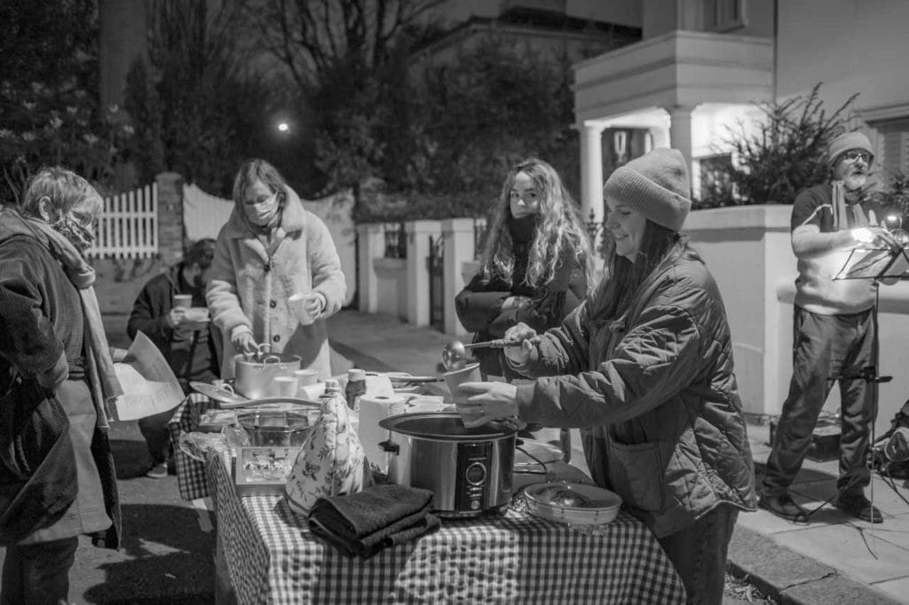 Champion Grove Camberwell Carol Singing London wedding photographer 211217 194513